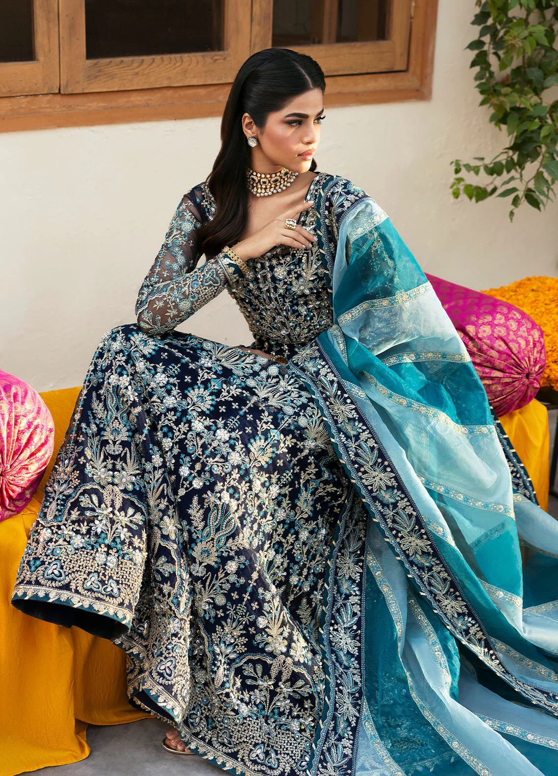 Shop GULAAL CHAANDNI WEDDING FORMALS | MEENA at Raz Ruya! Enjoy huge discounts on luxury Pakistani designer wear with fast delivery to the UK, USA & Canada.