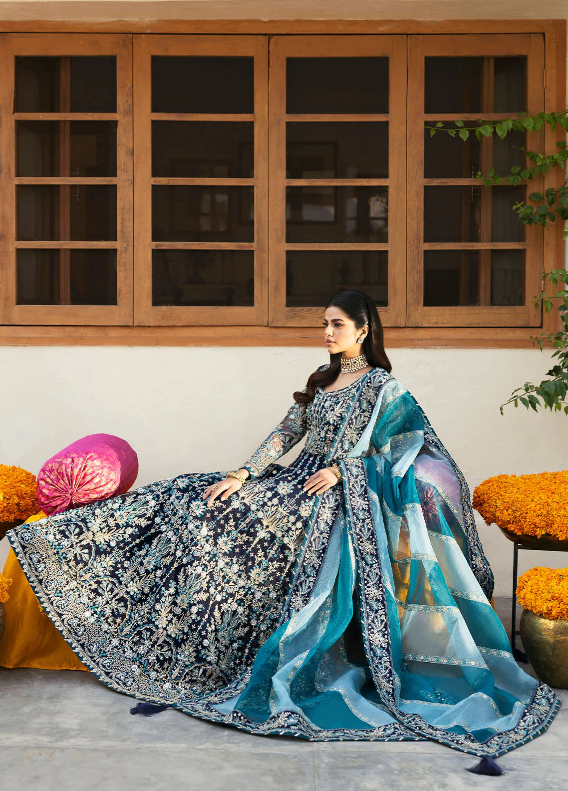 Shop GULAAL CHAANDNI WEDDING FORMALS | MEENA at Raz Ruya! Enjoy huge discounts on luxury Pakistani designer wear with fast delivery to the UK, USA & Canada.