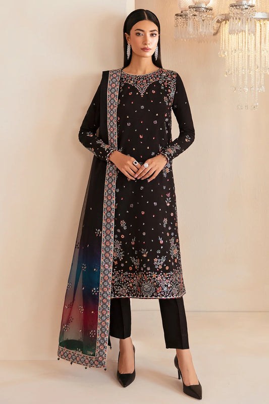 PREMIUM EMBROIDERED RAW SILK UR-7045