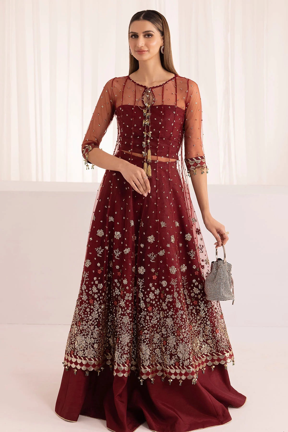 EMBROIDERED NET UN-4009