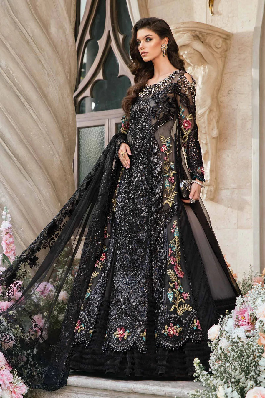 3 Piece Embroidered Suit | BD-2802