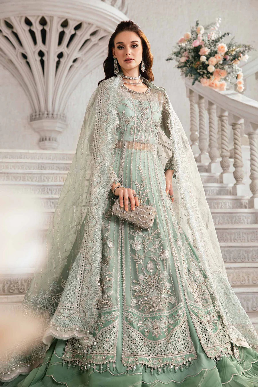 3 Piece Embroidered Suit | BD-2803