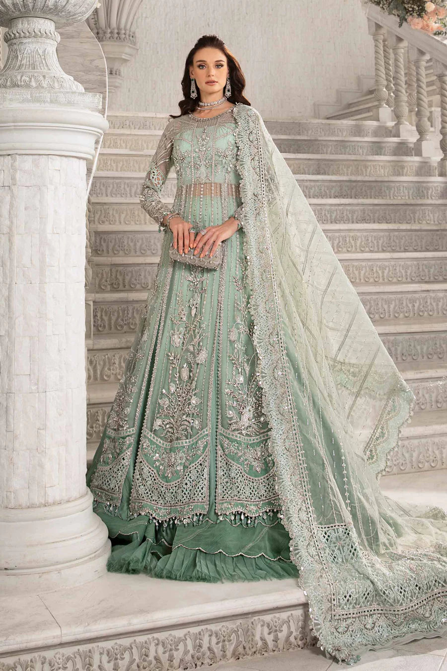 3 Piece Embroidered Suit | BD-2803