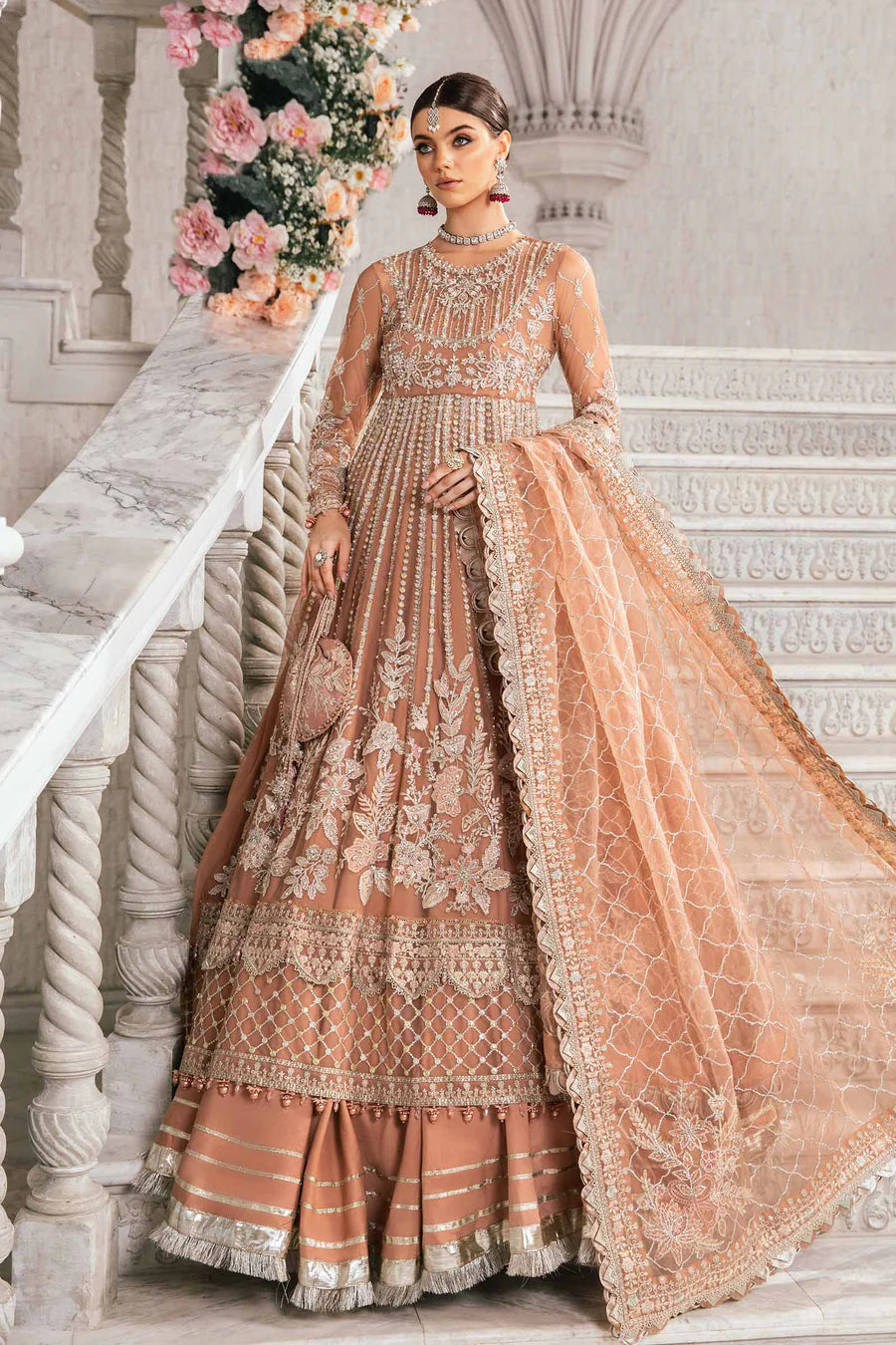 3 Piece Embroidered Suit | BD-2804