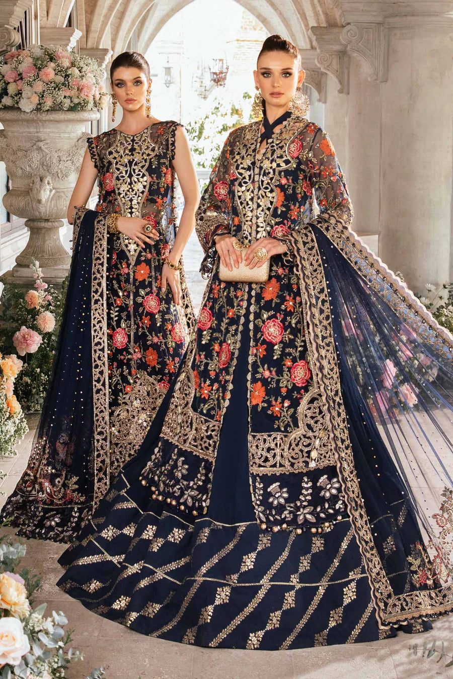 3 Piece Embroidered Suit | BD-2808