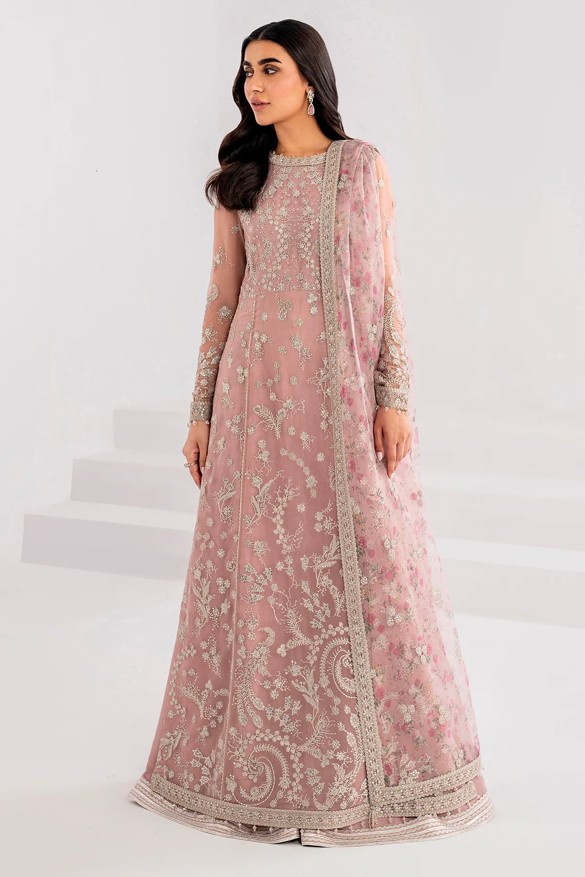 EMBROIDERED CHIFFON UC-3055