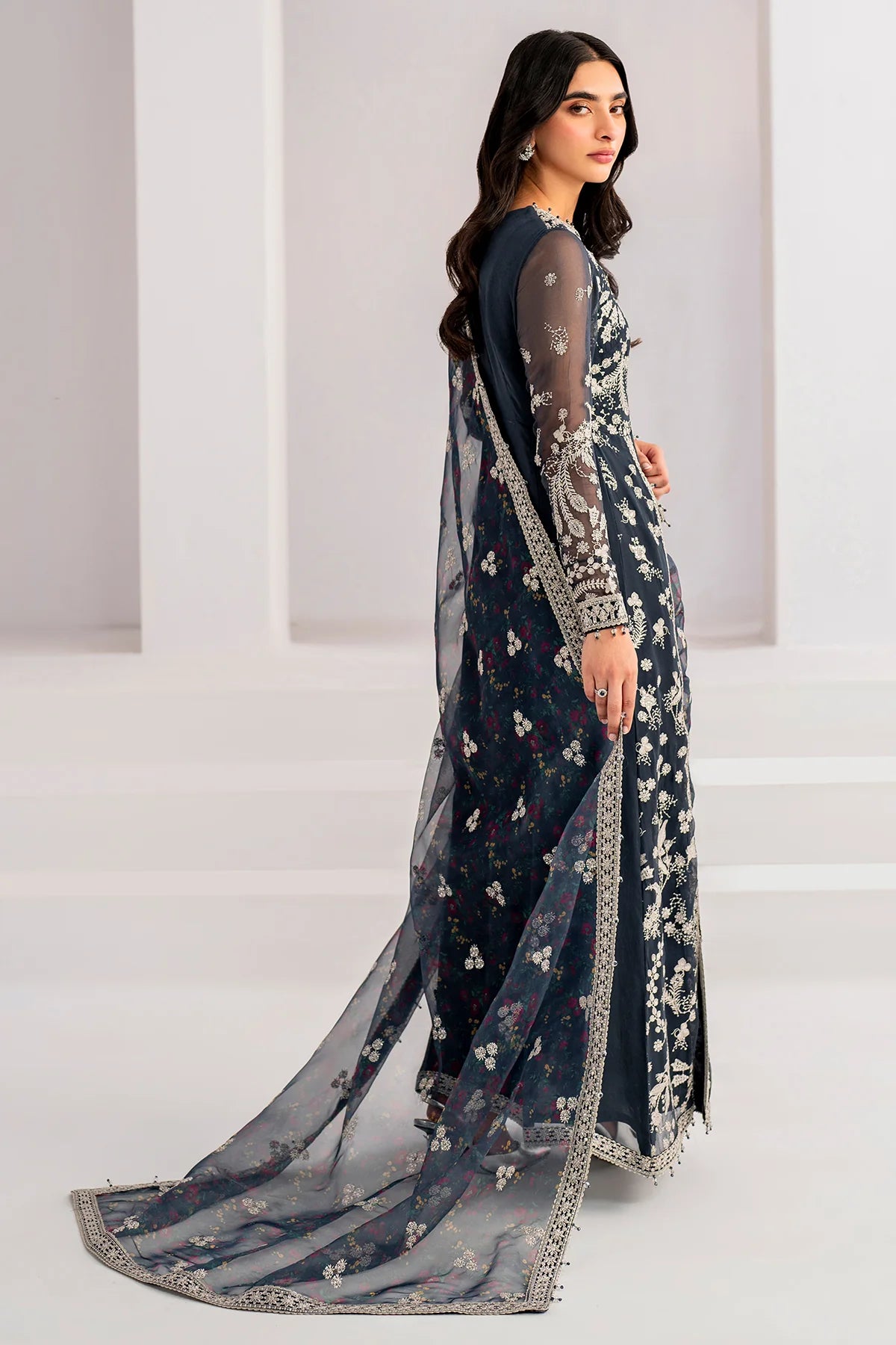 EMBROIDERED CHIFFON UC-3054