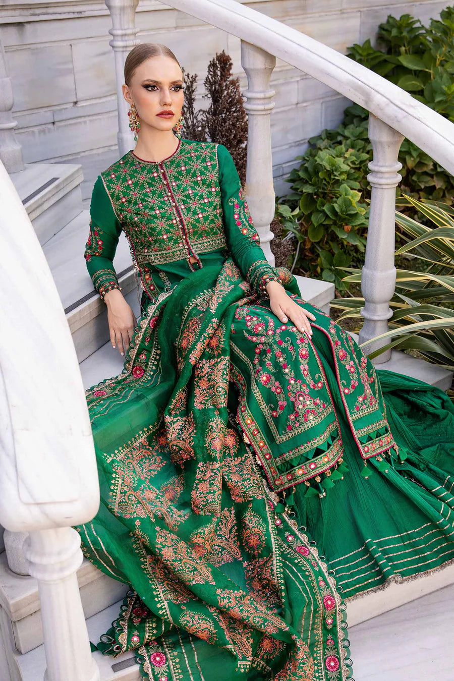 Buy MARIA B | Sateen '24 | Embroidered Cotton Satin Suit | CST-811 Pakistani Garara Suits online in the USA and UK with customization. Shop top brands like Maria B Wedding Dresses and trending Pakistani Wedding Dresses Birmingham. Find MARIA B Sale dresses stitched in UK, USA, Canada. RAZ RUYA women's clothing store offers luxury Pakistani designer brand clothing, bridal shop wear, and party outfits with fast delivery and top quality.