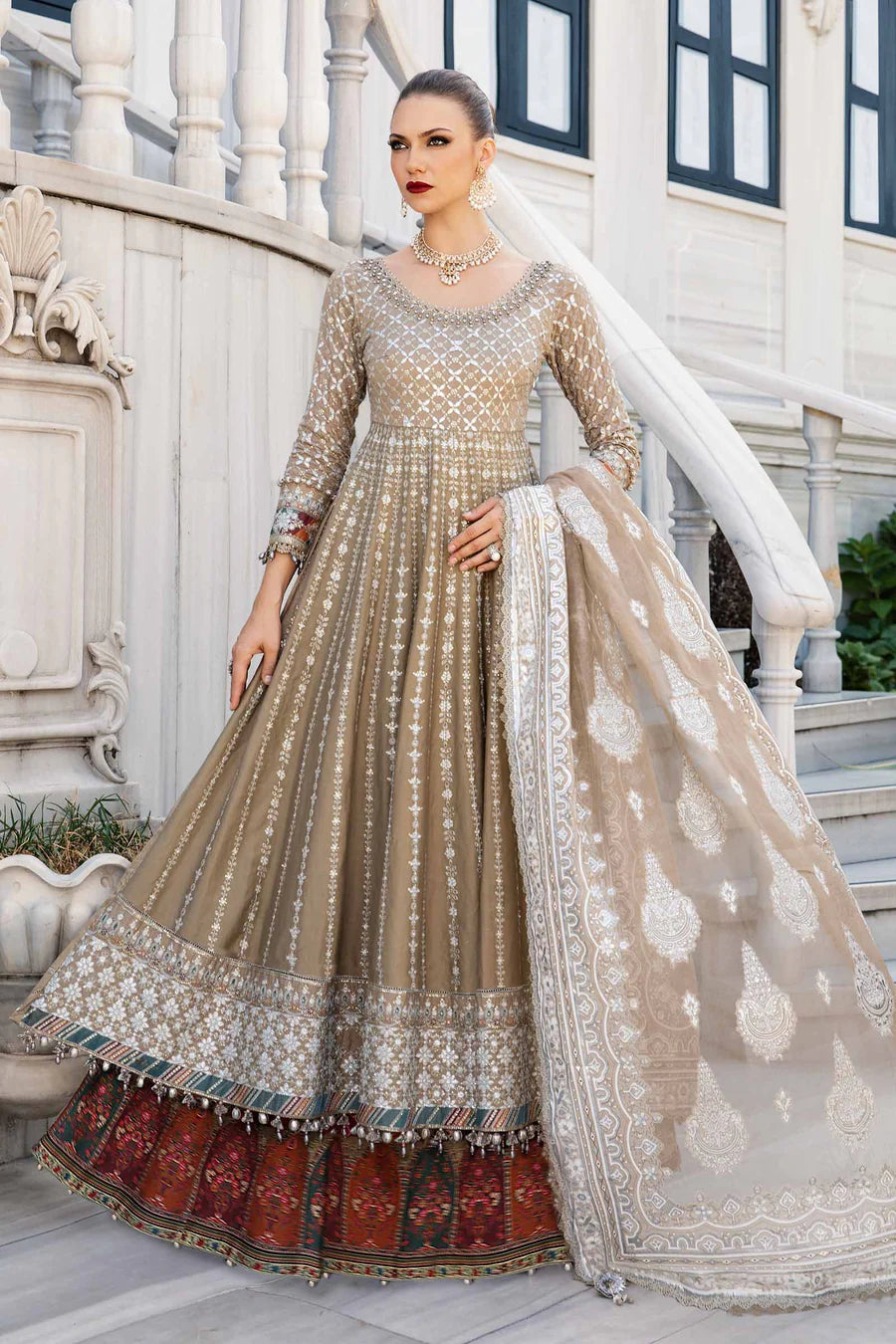 Buy MARIA B | Sateen '24 | Embroidered Cotton Satin Suit | CST-810 Pakistani Garara Suits online in the USA and UK with customization. Shop top brands like Maria B Wedding Dresses and trending Pakistani Wedding Dresses Birmingham. Find MARIA B Sale dresses stitched in UK, USA, Canada. RAZ RUYA women's clothing store offers luxury Pakistani designer brand clothing, bridal shop wear, and party outfits with fast delivery and top quality.