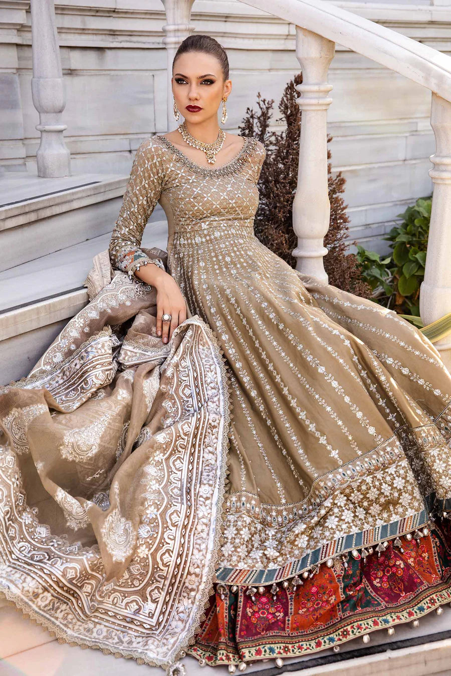 Buy MARIA B | Sateen '24 | Embroidered Cotton Satin Suit | CST-810 Pakistani Garara Suits online in the USA and UK with customization. Shop top brands like Maria B Wedding Dresses and trending Pakistani Wedding Dresses Birmingham. Find MARIA B Sale dresses stitched in UK, USA, Canada. RAZ RUYA women's clothing store offers luxury Pakistani designer brand clothing, bridal shop wear, and party outfits with fast delivery and top quality.