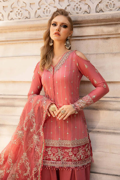 Buy MARIA B | Sateen '24 | Embroidered Cotton Satin Suit | CST-809 Pakistani Garara Suits online in the USA and UK with customization. Shop top brands like Maria B Wedding Dresses and trending Pakistani Wedding Dresses Birmingham. Find MARIA B Sale dresses stitched in UK, USA, Canada. RAZ RUYA women's clothing store offers luxury Pakistani designer brand clothing, bridal shop wear, and party outfits with fast delivery and top quality.