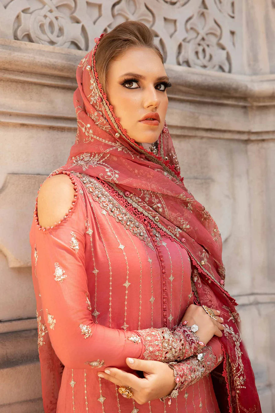 Buy MARIA B | Sateen '24 | Embroidered Cotton Satin Suit | CST-809 Pakistani Garara Suits online in the USA and UK with customization. Shop top brands like Maria B Wedding Dresses and trending Pakistani Wedding Dresses Birmingham. Find MARIA B Sale dresses stitched in UK, USA, Canada. RAZ RUYA women's clothing store offers luxury Pakistani designer brand clothing, bridal shop wear, and party outfits with fast delivery and top quality.