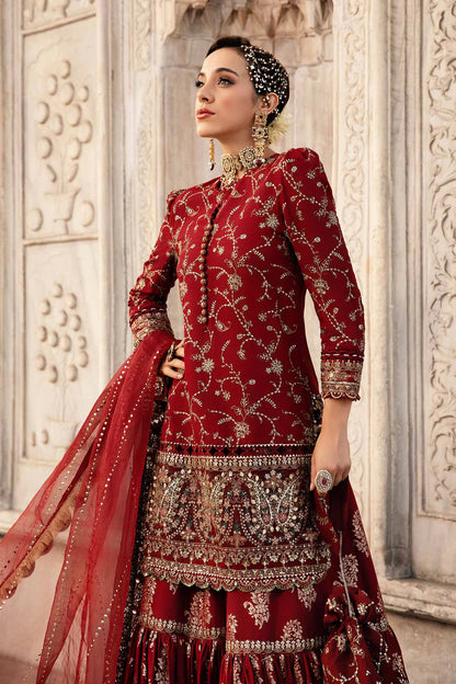 Buy MARIA B | Sateen '24 | Embroidered Cotton Satin Suit | CST-807 Pakistani Garara Suits online in the USA and UK with customization. Shop top brands like Maria B Wedding Dresses and trending Pakistani Wedding Dresses Birmingham. Find MARIA B Sale dresses stitched in UK, USA, Canada. RAZ RUYA women's clothing store offers luxury Pakistani designer brand clothing, bridal shop wear, and party outfits with fast delivery and top quality.