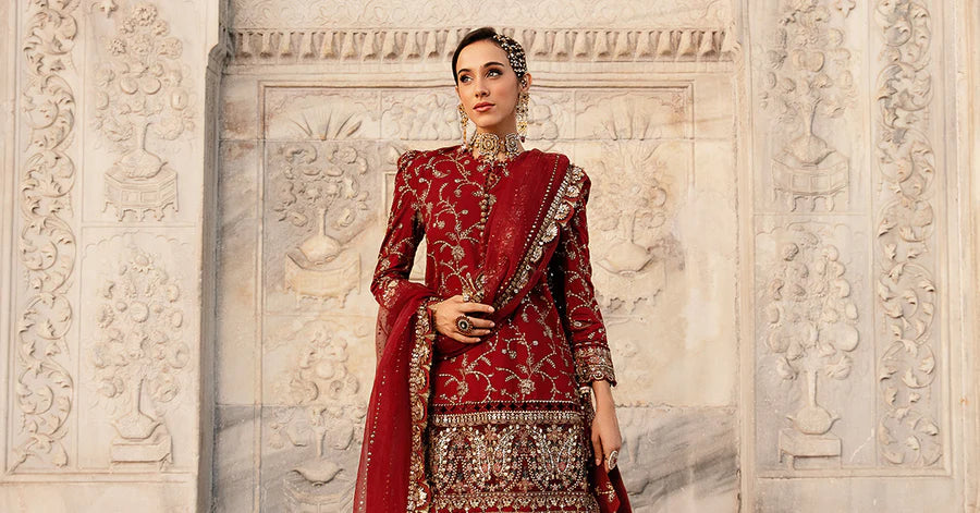 Buy MARIA B | Sateen '24 | Embroidered Cotton Satin Suit | CST-807 Pakistani Garara Suits online in the USA and UK with customization. Shop top brands like Maria B Wedding Dresses and trending Pakistani Wedding Dresses Birmingham. Find MARIA B Sale dresses stitched in UK, USA, Canada. RAZ RUYA women's clothing store offers luxury Pakistani designer brand clothing, bridal shop wear, and party outfits with fast delivery and top quality.