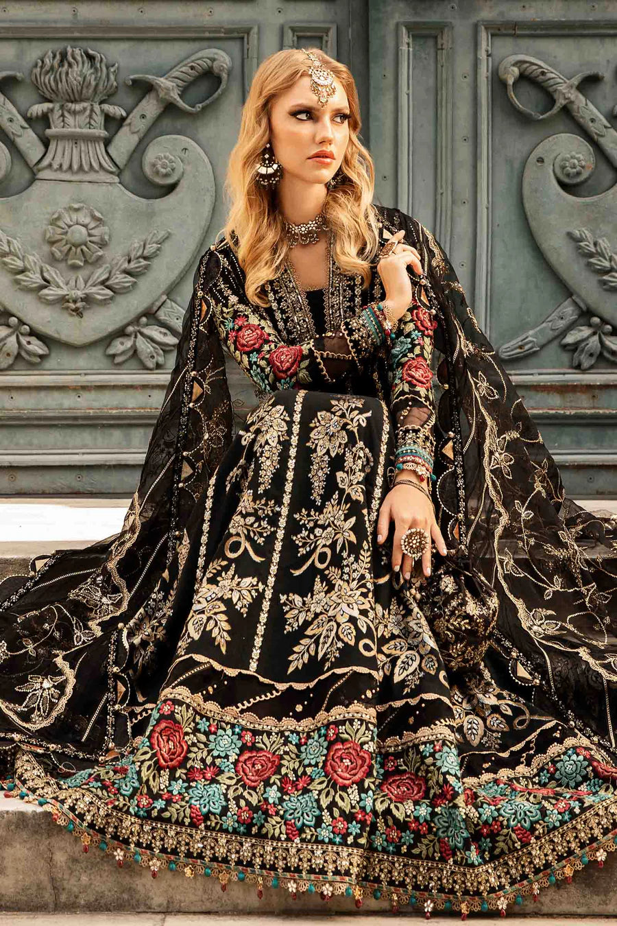 Buy MARIA B | Sateen '24 | Embroidered Cotton Satin Suit | CST-806 Pakistani Garara Suits online in the USA and UK with customization. Shop top brands like Maria B Wedding Dresses and trending Pakistani Wedding Dresses Birmingham. Find MARIA B Sale dresses stitched in UK, USA, Canada. RAZ RUYA women's clothing store offers luxury Pakistani designer brand clothing, bridal shop wear, and party outfits with fast delivery and top quality.