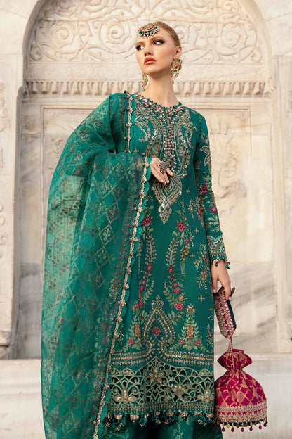 Buy MARIA B | Sateen '24 | Embroidered Cotton Satin Suit | CST-805 Pakistani Garara Suits online in the USA and UK with customization. Shop top brands like Maria B Wedding Dresses and trending Pakistani Wedding Dresses Birmingham. Find MARIA B Sale dresses stitched in UK, USA, Canada. RAZ RUYA women's clothing store offers luxury Pakistani designer brand clothing, bridal shop wear, and party outfits with fast delivery and top quality.