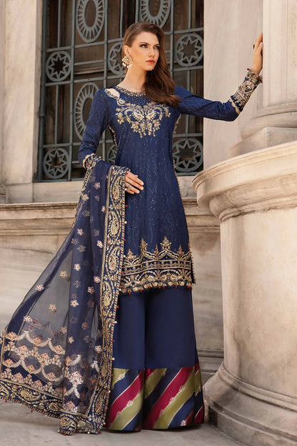 Buy MARIA B | Sateen '24 | Embroidered Cotton Satin Suit | CST-804 Pakistani Garara Suits online in the USA and UK with customization. Shop top brands like Maria B Wedding Dresses and trending Pakistani Wedding Dresses Birmingham. Find MARIA B Sale dresses stitched in UK, USA, Canada. RAZ RUYA women's clothing store offers luxury Pakistani designer brand clothing, bridal shop wear, and party outfits with fast delivery and top quality.