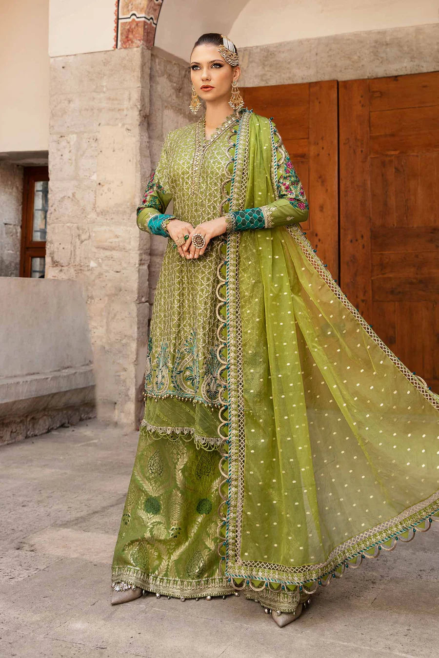 Buy MARIA B | Sateen '24 | Embroidered Cotton Satin Suit | CST-803 Pakistani Garara Suits online in the USA and UK with customization. Shop top brands like Maria B Wedding Dresses and trending Pakistani Wedding Dresses Birmingham. Find MARIA B Sale dresses stitched in UK, USA, Canada. RAZ RUYA women's clothing store offers luxury Pakistani designer brand clothing, bridal shop wear, and party outfits with fast delivery and top quality.