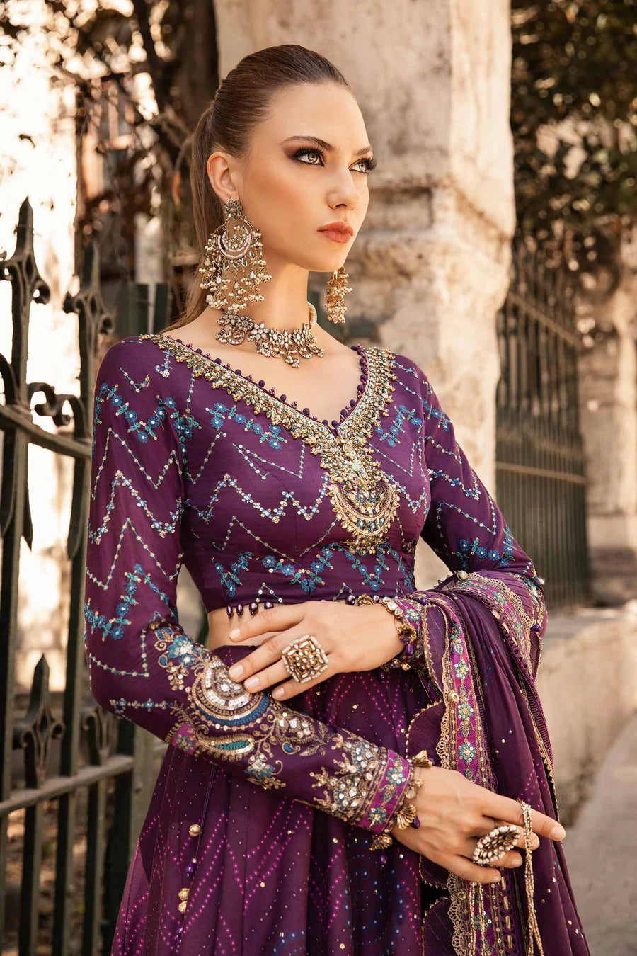 Buy MARIA B | Sateen '24 | Embroidered Cotton Satin Suit | CST-802 Pakistani Garara Suits online in the USA and UK with customization. Shop top brands like Maria B Wedding Dresses and trending Pakistani Wedding Dresses Birmingham. Find MARIA B Sale dresses stitched in UK, USA, Canada. RAZ RUYA women's clothing store offers luxury Pakistani designer brand clothing, bridal shop wear, and party outfits with fast delivery and top quality.