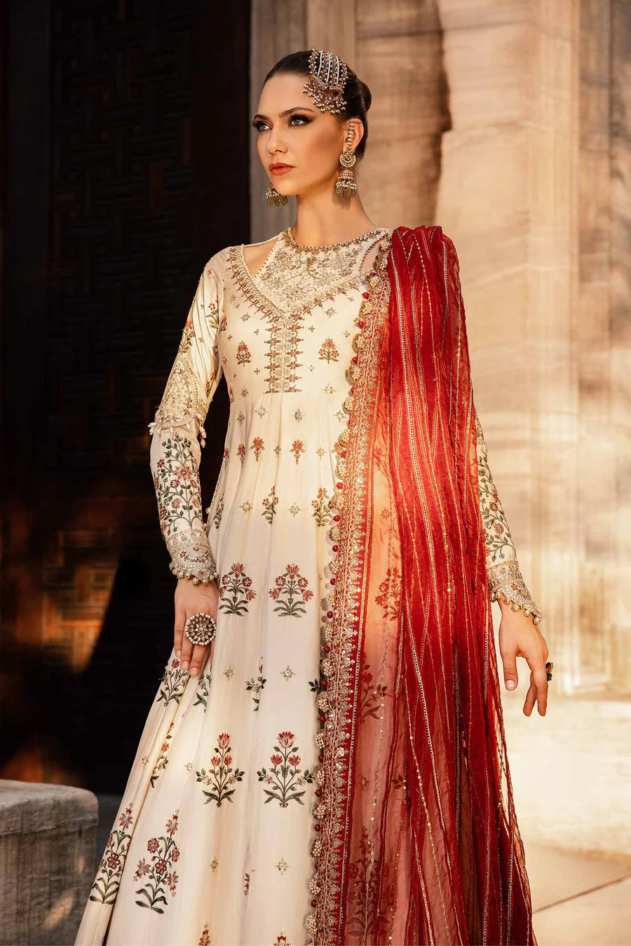 Buy MARIA B | Sateen '24 | Embroidered Cotton Satin Suit | CST-801 Pakistani Garara Suits online in the USA and UK with customization. Shop top brands like Maria B Wedding Dresses and trending Pakistani Wedding Dresses Birmingham. Find MARIA B Sale dresses stitched in UK, USA, Canada. RAZ RUYA women's clothing store offers luxury Pakistani designer brand clothing, bridal shop wear, and party outfits with fast delivery and top quality.