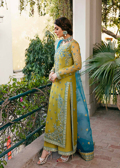 Akbar Aslam Davina Pakistani organza formal with dupatta