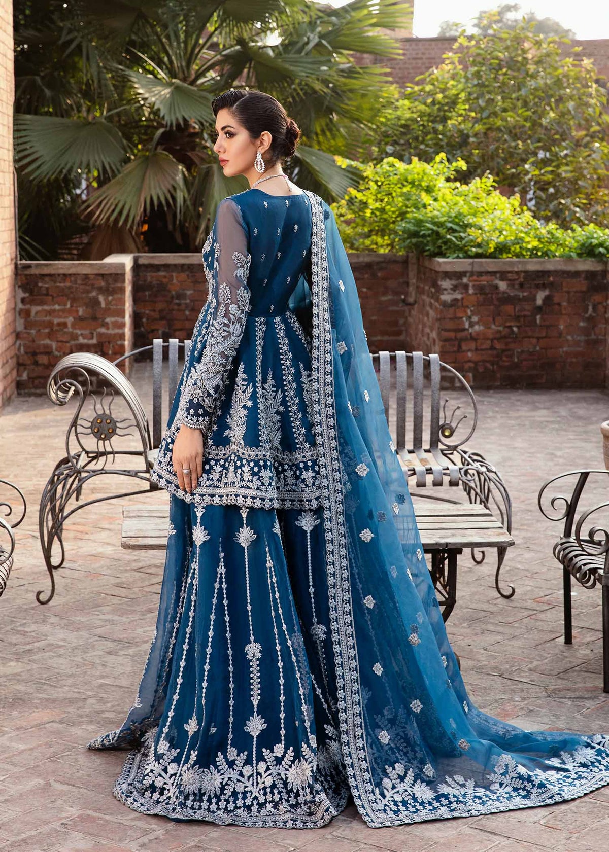 Nayara by Akbar Aslam – Pakistani wedding guest sharara outfit