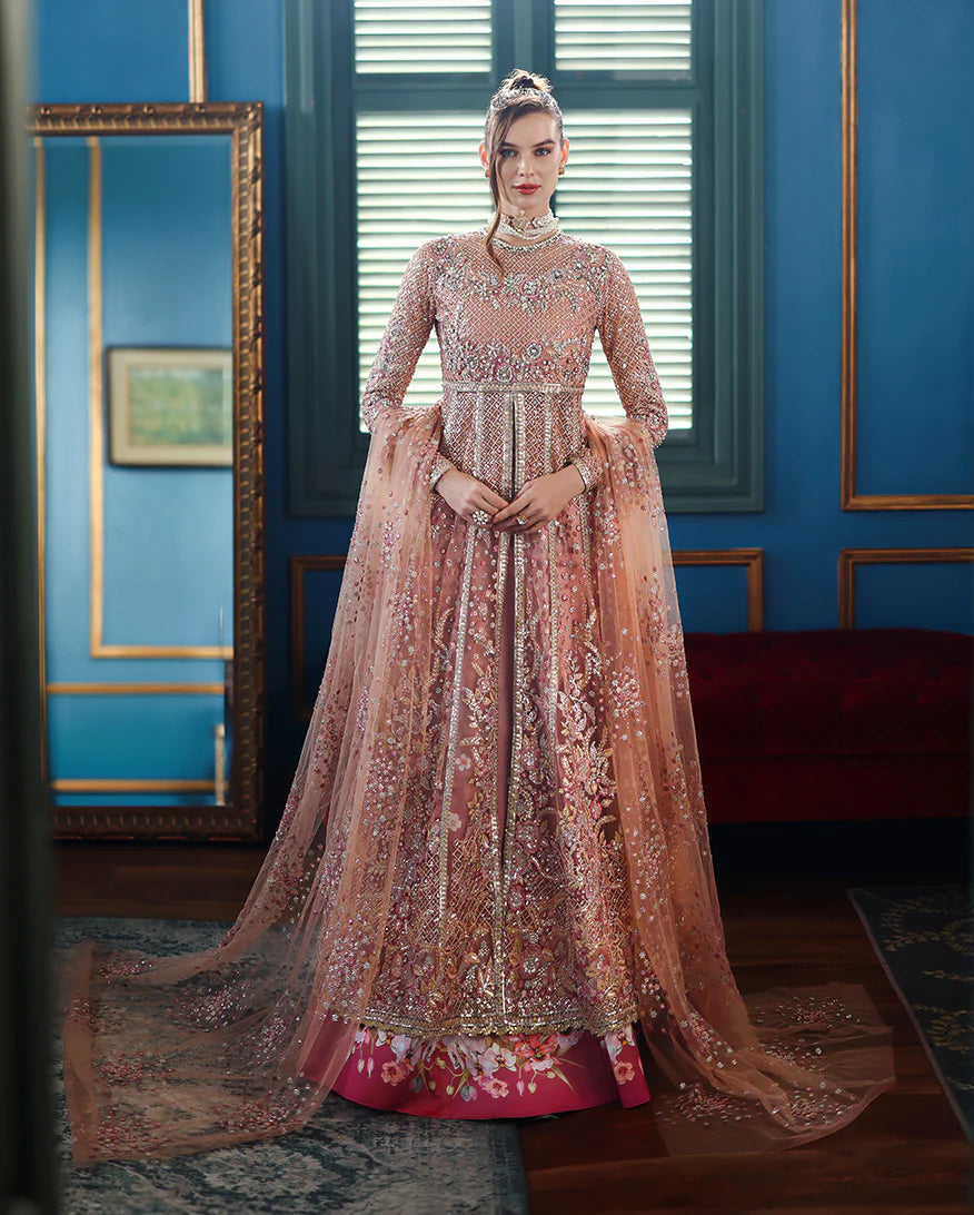 Mushq Shayna net formal suit