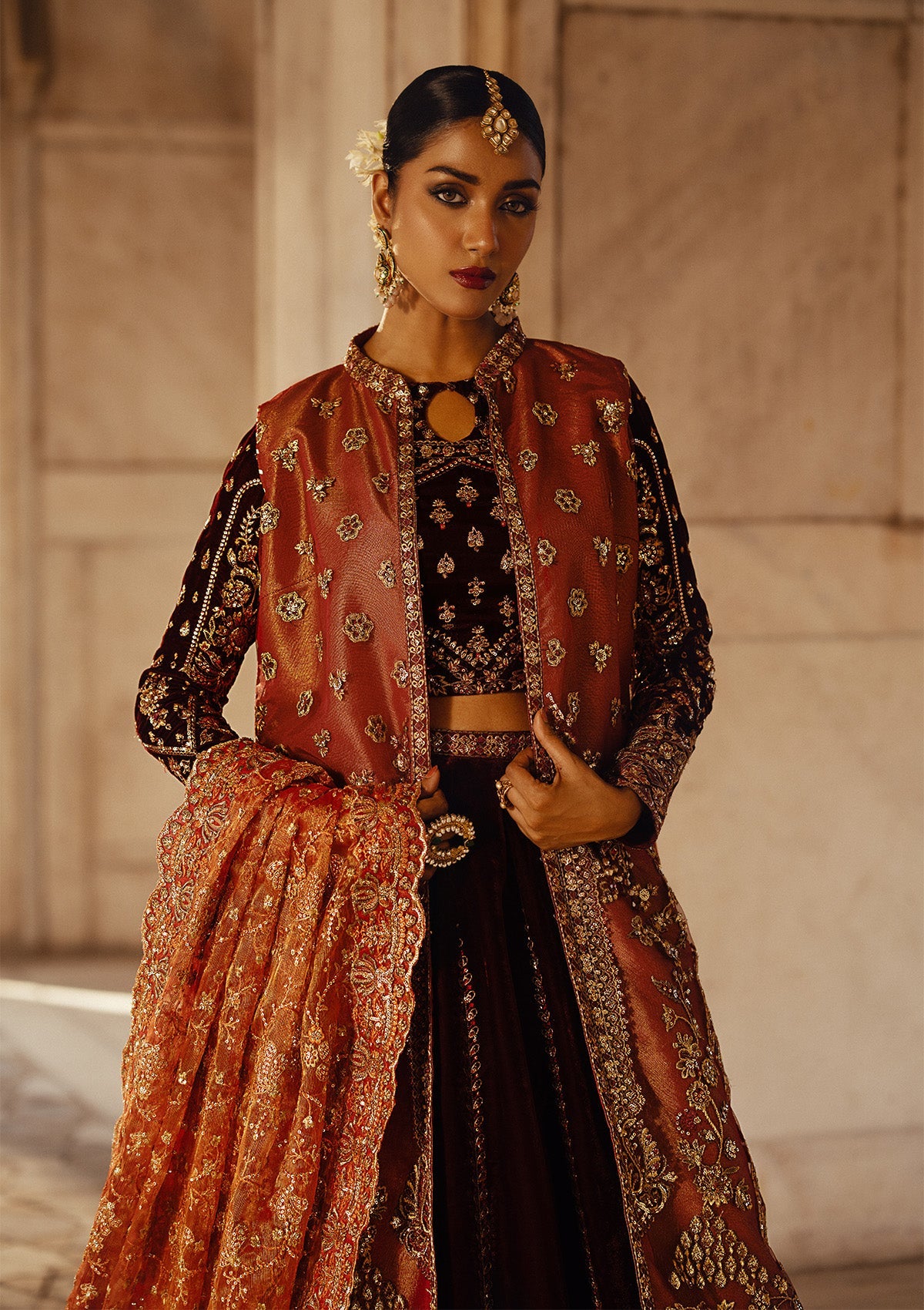 AIK Atelier Dastoor A2406 tissue dupatta
