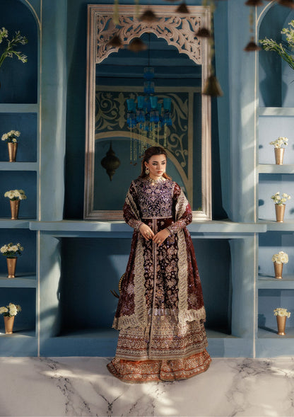 AIK Udaipur Velvet Look A2503 – Pakistani winter wedding outfit