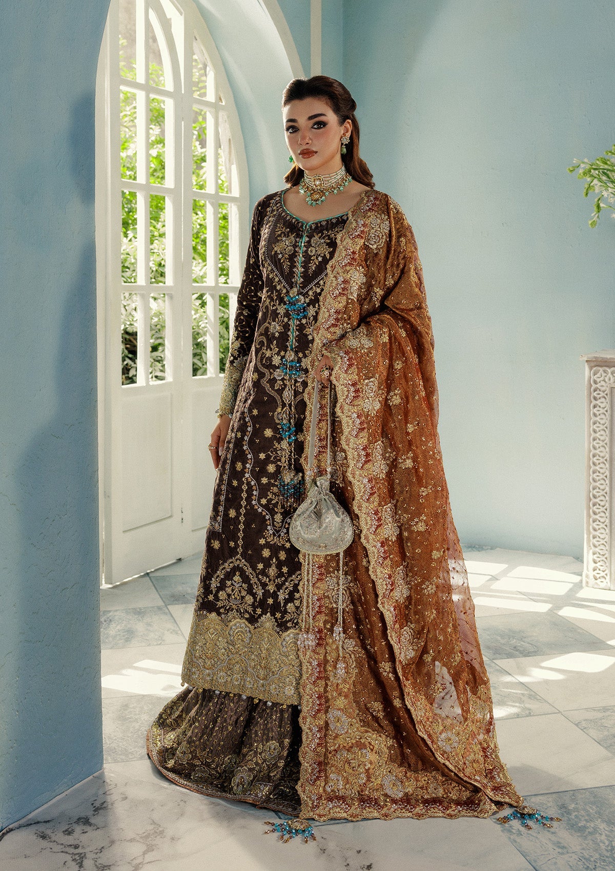 AIK Atelier Udaipur A2507 masoori silk pants