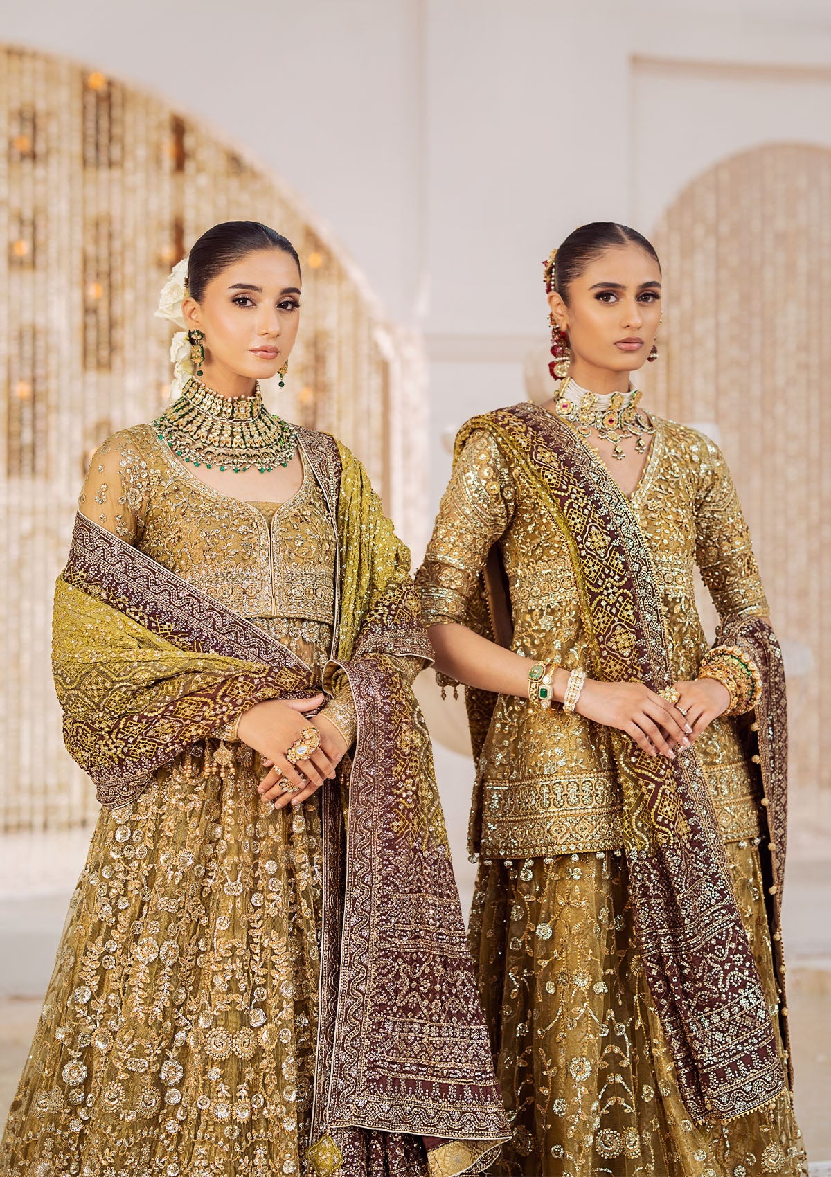 AIK Atelier Look B2404 dupatta pallu close-up
