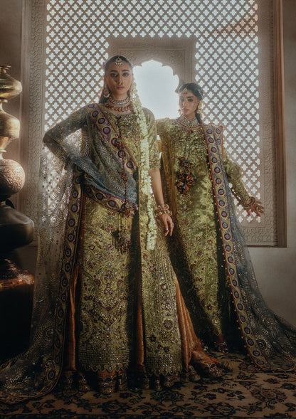 AIK Atelier Wedding Festive Look B2601 copper gold embroidered tissue shirt