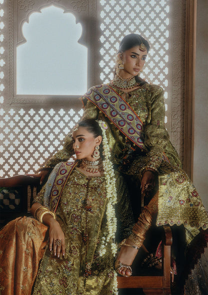AIK Atelier Look B2601 embroidered jamawar pants