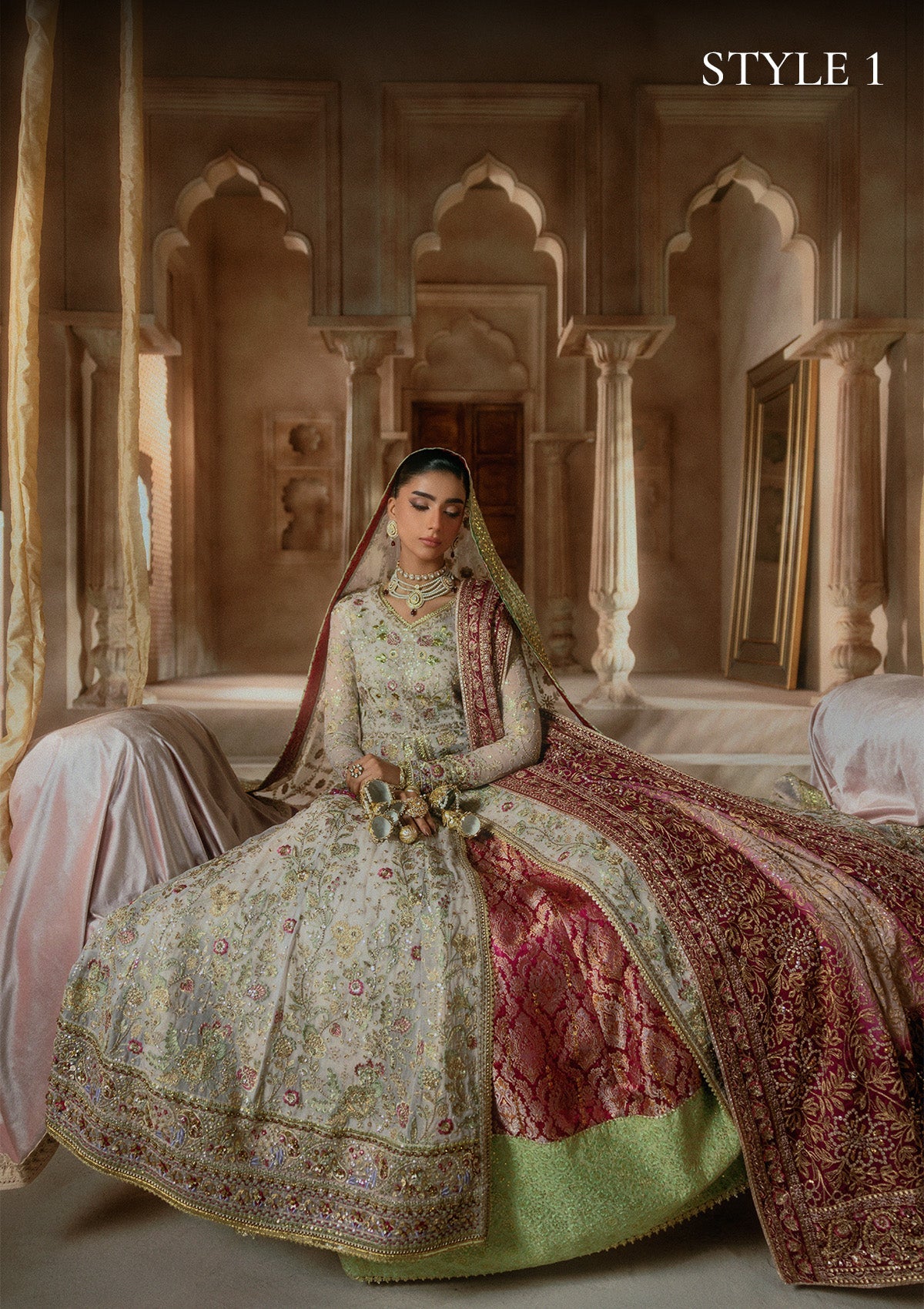 AIK Wedding Festive '26 Look B2602 – Pakistani nikkah outfit