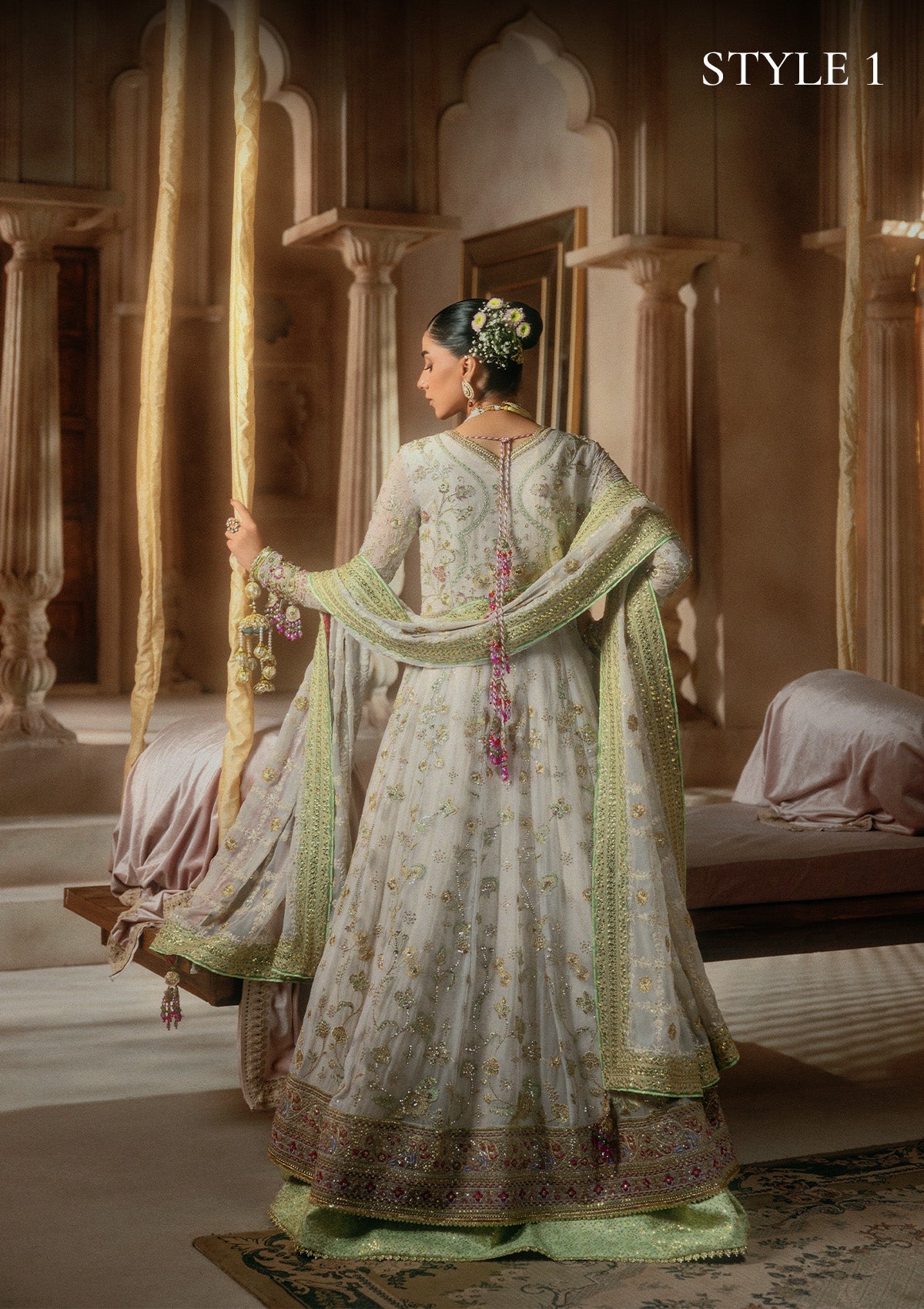 AIK Atelier Look B2602 embroidered chiffon close-up