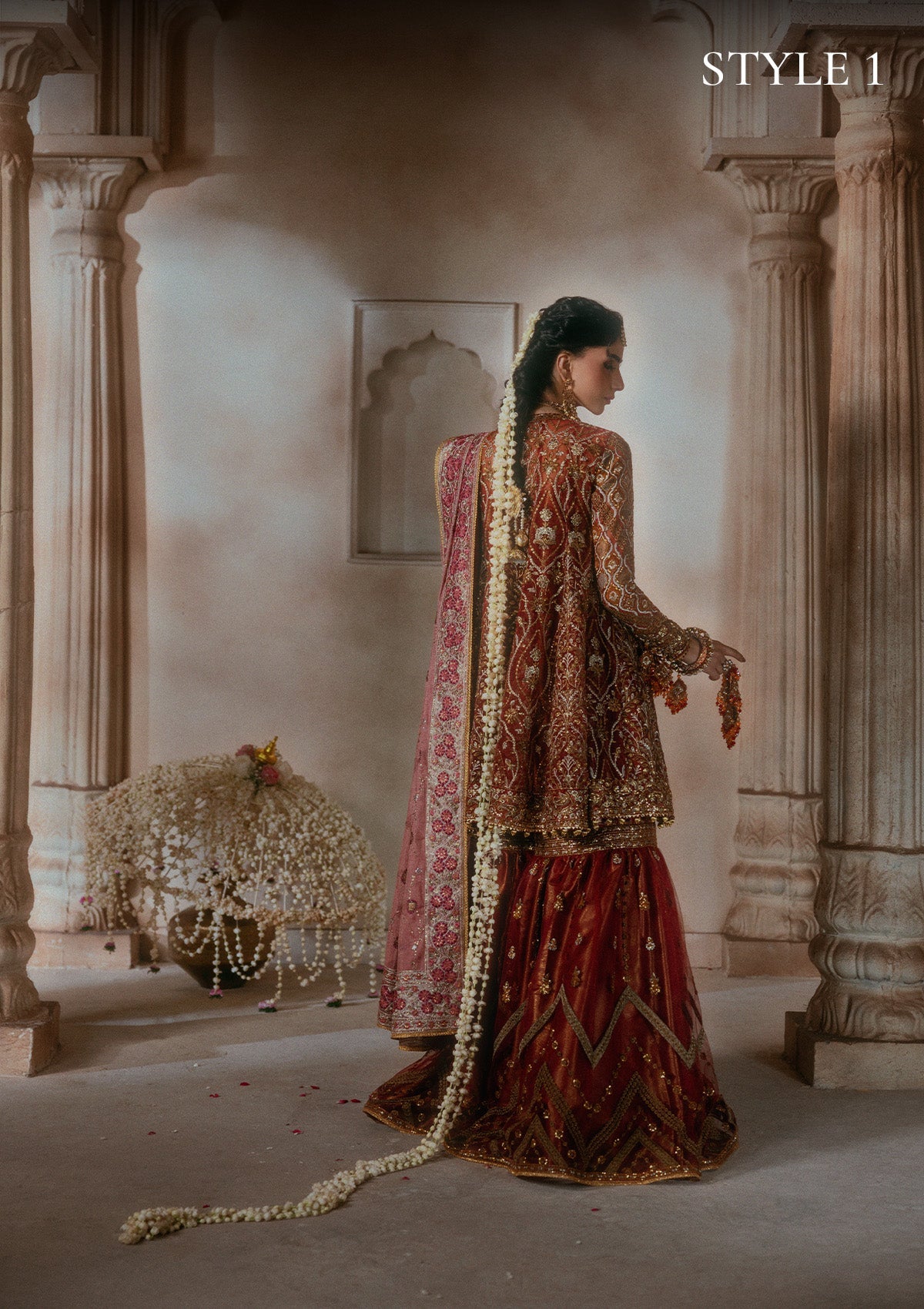 AIK Atelier Look B2603 organza panels side view