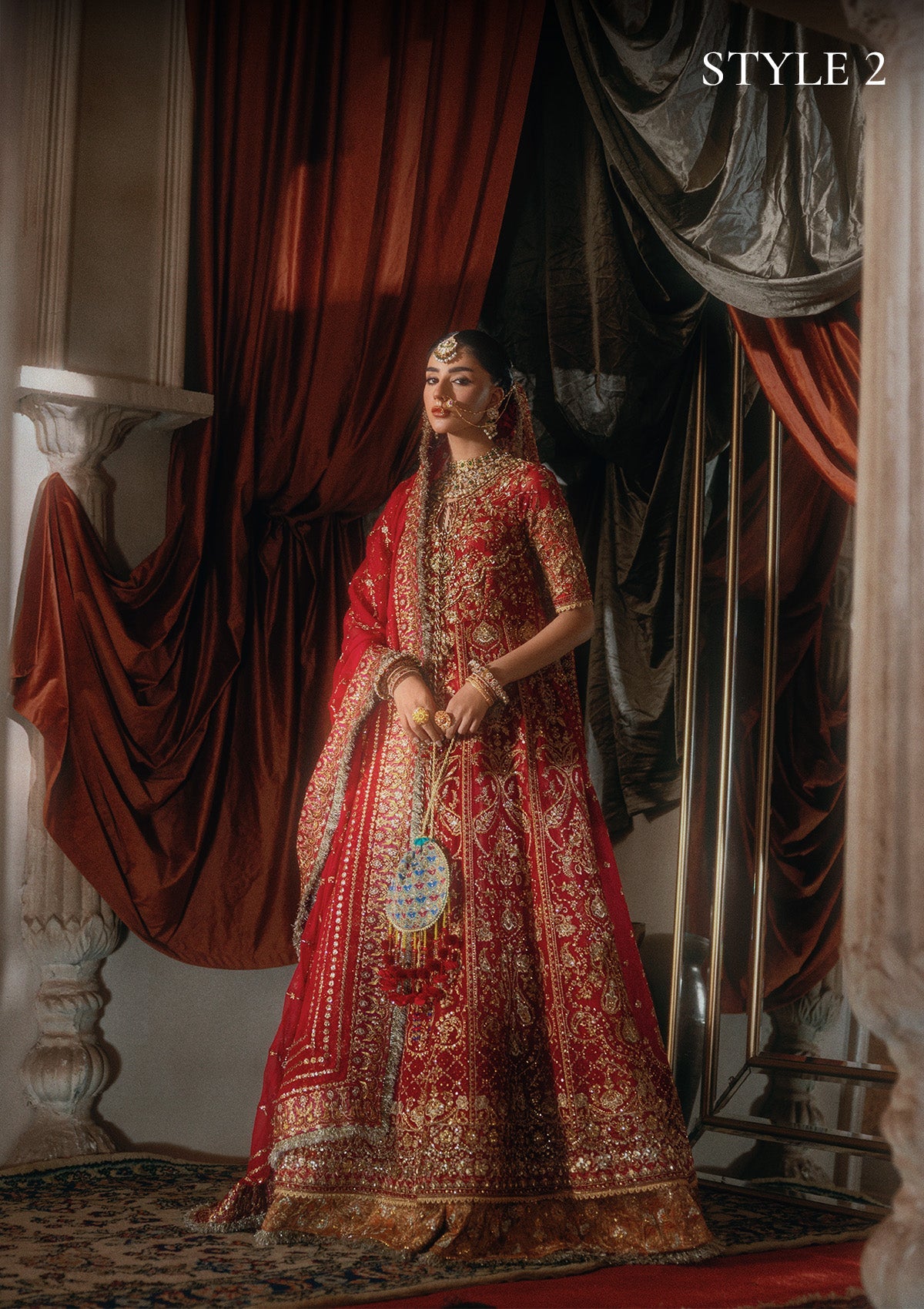 AIK Atelier Look B2604 chiffon dupatta pallu