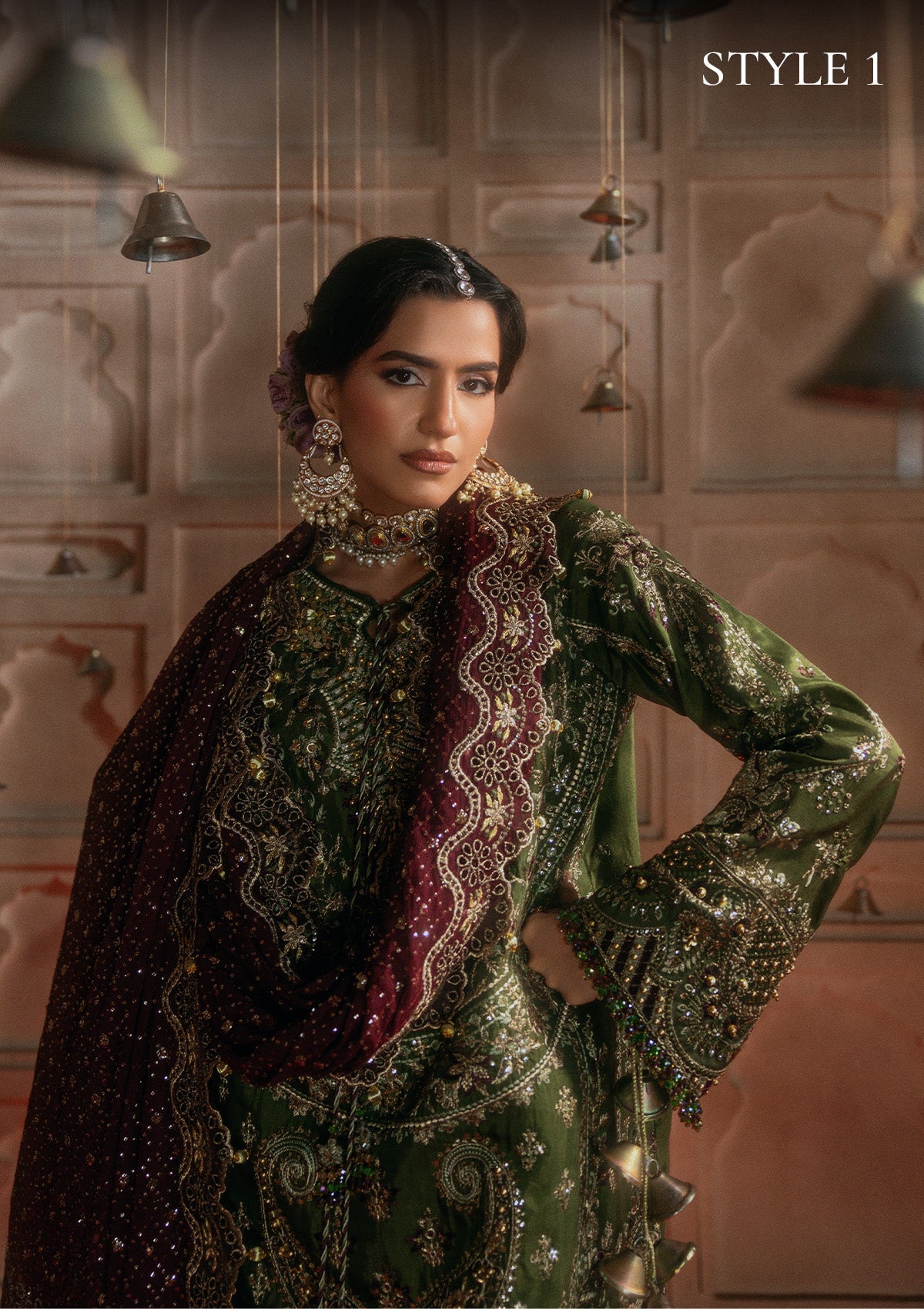 AIK Wedding Festive '26 Look B2605 – Pakistani wedding guest outfit