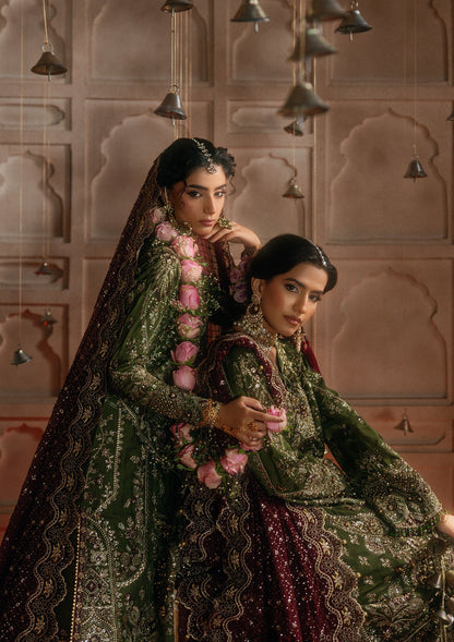 AIK Atelier Look B2605 dupatta corner motif