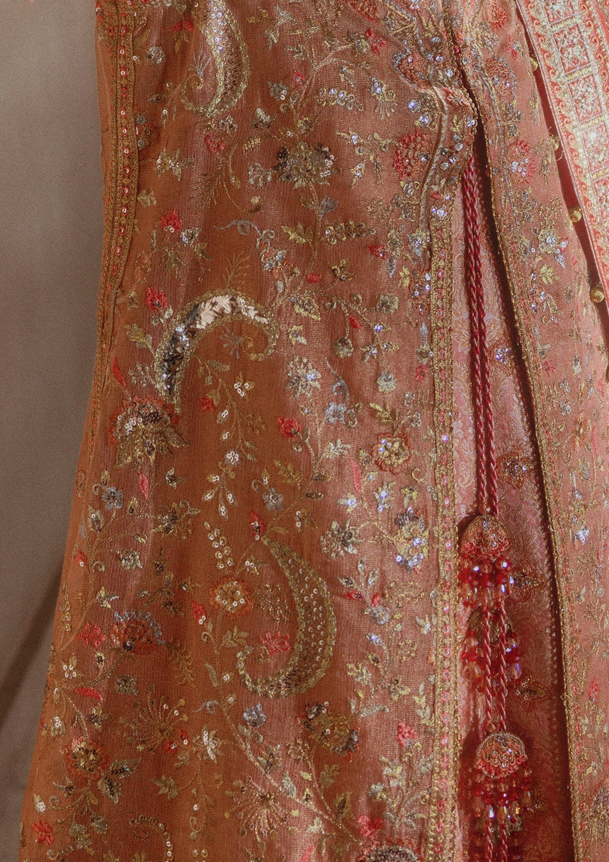AIK Atelier Look B2606 embellished organza border detail