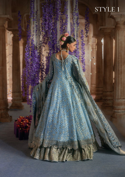AIK Atelier Look B2608 chiffon embroidery close-up