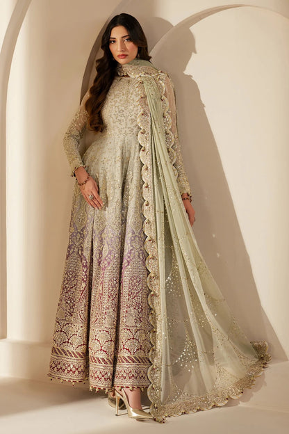 WF'25-01 features embroidered chiffon, digital prints, and an elegant organza dupatta with rawsilk bottom. A perfect pick for formal or festive occasions.
