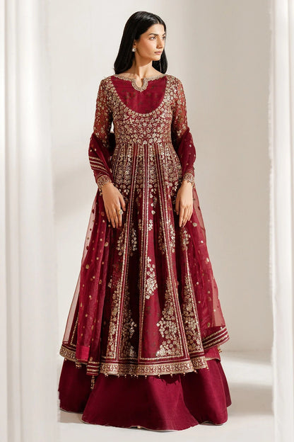 Embrace elegance with digital printed chiffon, organza dupatta, and rawsilk bottom. UC-3080 is perfect for formal events, festive wear, or special occasions.