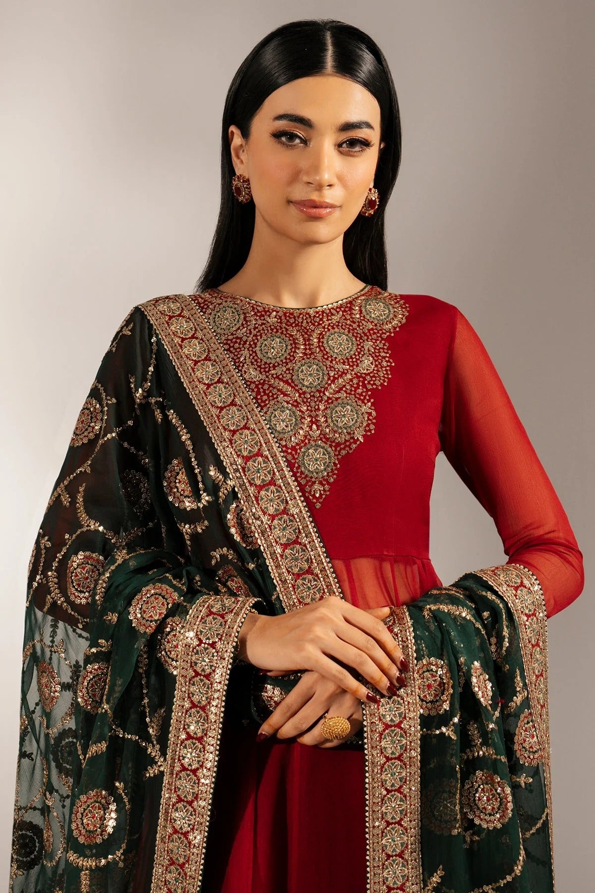 JAZMIN | LUXURY FORMALS | EMBROIDERED CHIFFON UC-3074