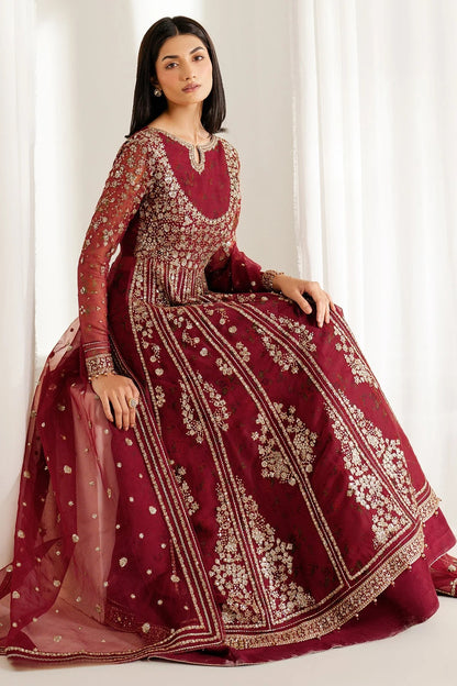 Embrace elegance with digital printed chiffon, organza dupatta, and rawsilk bottom. UC-3080 is perfect for formal events, festive wear, or special occasions.