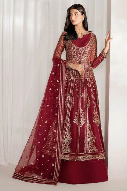 Embrace elegance with digital printed chiffon, organza dupatta, and rawsilk bottom. UC-3080 is perfect for formal events, festive wear, or special occasions.