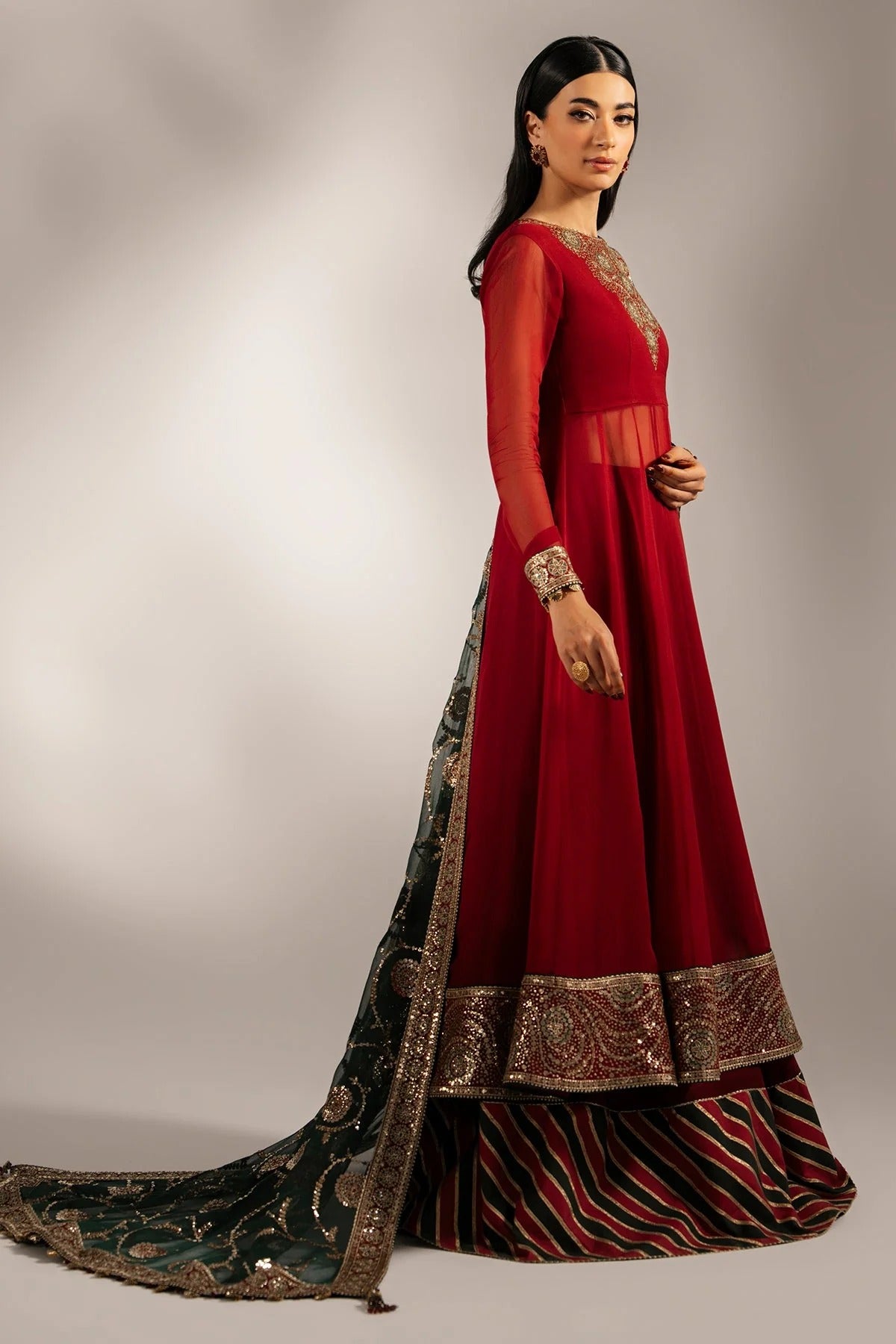 JAZMIN | LUXURY FORMALS | EMBROIDERED CHIFFON UC-3074