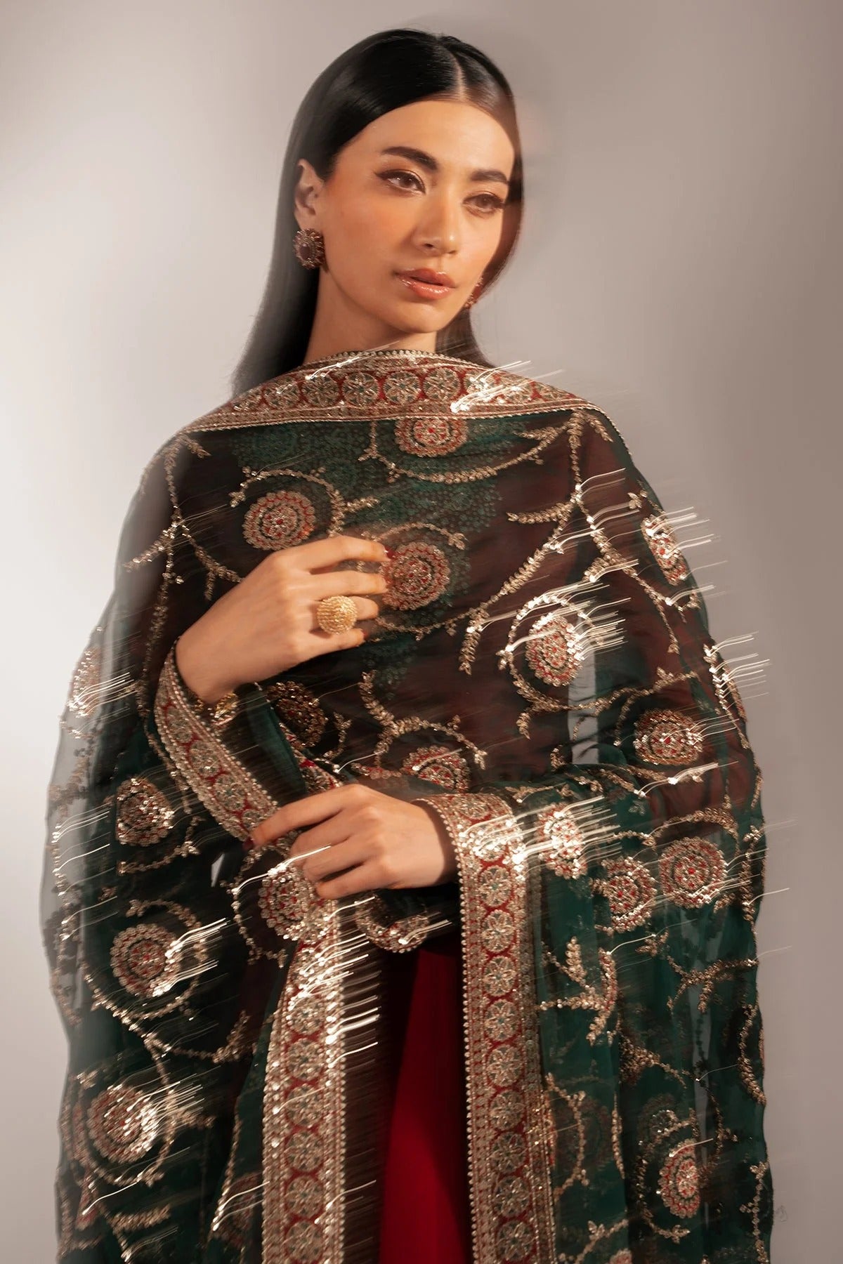 JAZMIN | LUXURY FORMALS | EMBROIDERED CHIFFON UC-3074