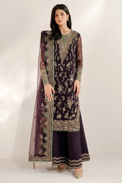 UC-3078 features intricate embroidery, organza dupatta, and rawsilk bottom—crafted for timeless elegance. Perfect for festive, party, or formal occasions.