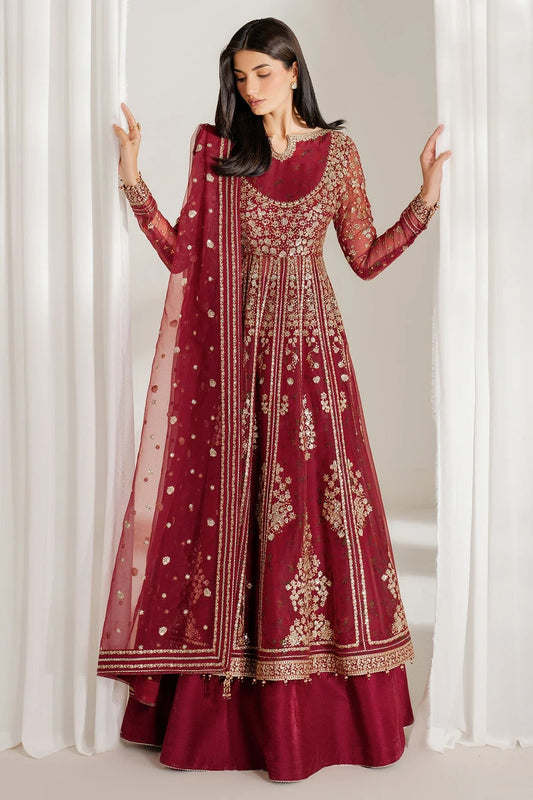 Embrace elegance with digital printed chiffon, organza dupatta, and rawsilk bottom. UC-3080 is perfect for formal events, festive wear, or special occasions.